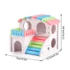 Kleine Dierenbenodigdheden Houten Hamster Schuilplaats Huis Eekhoorn Egel Villa Huisdier Habitat Accessoires Chinchilla Cavia's202P