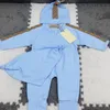 Baby Rompers Sets Infant Jumpsuits Kids Clothes Long Sleeve Letter Print Boys Girls Autumn Knitted Newborn Clothings Kid Onesies With Hat Bodysuit Bab O5Uz#