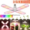 Grow Lights 24/36/48W Foldbar LED Grow Light Full Spectrum E27 Folding Plant Growing Light Phytolamp Gulb For Inhoor Plants Blomma Plantor YQ230927 YQ230927