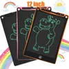 Jouets d'apprentissage Tablette d'écriture LCD 12 pouces, jouets éducatifs d'apprentissage pour enfants, planche à dessin, jouets pour filles, tableau noir magique pour enfants 230926