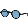 Qualité Design rétro-vintage lunettes de soleil rondes prince UV400 polarisées Italie lunettes de planche pure Johnny Depp zolmn lunettes étui complet