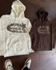 Herrtröjor tröjor europeiska och amerikanska stjärna bokstavstryck hoodies y2k lös bekväm tröja kvinna tröjor mode retro huva jacka t230927