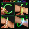 10/15/30/50 st LED Light Up Armband Neon Glowing Bangle Luminous Armbands Glow in the Dark Party Supplies for Kids Adults