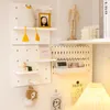 Kitchen Storage Nordic Decor Figure Display Shelves Wall-Mounted Rack Holder Hole Board DIY Wall Shelf Organizer Pegbo