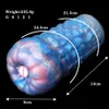 Masturbators GEEBA Jellyfish Style Male Masturbator Cup Sex Toys Realistic Pocket Pussy Artificial Vagina Men Egg Masturbations FOR ADULT x0926