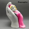 Cake Tools 3D Moeder Liefde Hand Siliconen Mal Fondant Hars Gips Chocolade Kaars Candy2694