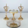 Bakeware Tools 4-5pcs Cake Stand With Crystal Candle Holder Little Emotional Life Pography Props Window Decorations