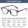 Sonnenbrille, modisch, klassisch, Titan, Business-Lesebrille für Männer und Frauen, blaues Licht blockierende Presbyopie-Brille, trendige Lesebrille
