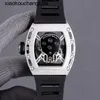 Orologio RichasMills Milles ZF Factory Movimento automatico Tourbillon designer fantastico da uomo superbo rm052 Active CK3R qualità di fascia alta uhr cassa in fibra di carbonio montr