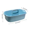 Autre organisation de stockage à domicile Panier portable Nettoyage Caddy Organisateur Fourre-tout avec poignée pour paniers de salle de bain à linge 230926