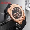 high-grade famous dweller crime watches top designer quartz watch black silicone stopwatch relogies relojes gift262o