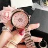 2023 New Fashion Brand Watches Women Girl Crystal Style Steel Metal Band Quartz Wrist Watch Hot Sale free shipping designer