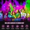 1pc 150W UV Black Light Glow Party, UV Flood Light med plugg (10ft kabel), IP66 Vattentäta svartljus med fluorescerande tejp, till jul, scenbelysning, fluorescerande