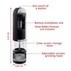 Battery Operated Salt and Pepper Grinder Automatic One Handed Mills Adjustable Coarseness Ceramic Grinders 210712248G