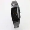 Remise Cadran noir montre limitée femme pointeur doré montre-bracelet noir inoxydable femmes Watches303x