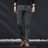 Jean Slim extensible pour hommes, pantalon en Denim de styliste à poches multiples, vêtements de marque, Streetwear, nouvelle collection 2023