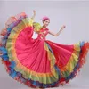 Traje de vestido de flamenco espanhol para palco | Saias Dança - Mulheres Espanha