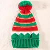 M666 Christmas Hat For Man Woman Red Ball Knitted Wool Hat Warm Beanie Caps