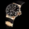 Top sell man watch black face Stainless Steel Automatic movement mens wrist watch mechanical Watches UN10291J