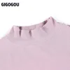 Women's Sweaters GIGOGOU Women Crew Neck Sweater Autumn Winter Long Sleeve Cotton Female Jumper S-3XL Size Women Knitwear Jumper Tops 230927