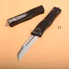 Micro tech A11 Cerberus Automatic Knife D2 Blade Aluminum alloy Handle Camping Outdoor Hiking Self-defense Hunting Tactical Knives EDC Pocket Tools BM 4600 UT85