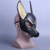 Masques de fête Égyptien Anubis Cosplay Masque Visage Tête De Loup Chacal Animal Mascarade Accessoires Halloween Fantaisie Robe Ball 230921