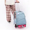 Torby szkolne workowane plecak do torby dla dziewcząt z kołami Rolling Rolling Student Travel Kids