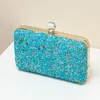 Akşam çantaları kadınlar için çanta çok renkli cüzdanlar tasarımcı lüks çantalar taş dekorasyon bayanlar el inci hasp mor askı 230926