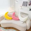 Pillow Ins Plush Moon Stuffed Pink Green Grey Yellow Sky Pillows Seat Party Decor Plushie Peluche Sofa Chair Present