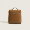 Loro piyano tasarımcısı akşam çantası kozmetik çantalar yeni sırt çantası öğle yemeği deri çanta üst düzey gidip kova çantası küçük sırt çantası basit çok yönlü sırt çantası