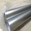 Satin Chrome Silver Vinyl Wrap Film for Car Wrap With Air Channle For Car Styling Unique Wrap Foile1 52x20M Roll259B