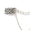 Broches Cardigan Clips écharpe Clip décoration chaîne boucle en métal pendentif pull collier ornement bijoux cadeaux 066C