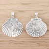 Colliers de pendentif 2pcs argent tibétain grand fonge de marins étoile de mer en ramine de cristal charmes pendentifs pour la fabrication de bijoux de collier