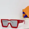 Internet-Promi-Mode, Retro-Whirlwind-Brille, einzigartiger Stil, quadratische Rahmenbrille, Diamant-Sonnenbrille, wird mit einer Spiegelbox geliefert