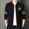 Winter nieuwe Desinger Mode heren rits fleece Vesten truien slim fit gebreide baseball Truien Mannen Casual Trendy Jassen streetwear Jas jonge mannelijke Kleding