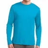 Herr t-shirts Mens Long Sleeve Shirts Outdoor Walking Running Sports Couple Tops Base Workwear Teenager T-shirt andningsbara streetwear kläder 230927