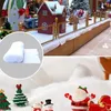 Christmas Decorations Fluffy Fake Cover Blanket 100 150CM White Artificial Cotton Blending Carpet Snow Background Decoration