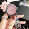 2023 New Fashion Brand Watches Women Girl Crystal Style Steel Metal Band Quartz Wrist Watch Hot Sale free shipping designer