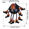 Decorative Flowers Wreaths Halloween New Multi-legged Spider Door Hanging Creative Halloween Wreath Party Decoration Gift T230927