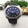 DHgate Top New Watches Men Galactic Black Dial Rubber Belt Watch Automatic Mechanical Watch Mens Dress Watches287A