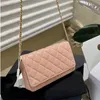 Designerskie torby luksusowa torba na ramię w torebkę portfel złota klapa sprzęgła podwójne litery crossbody metalowa łańcuch złota moda moda baga03