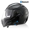 Motorcykelhjälmar 2022 VFLUT-UP HJÄRM MED BLUETOOTH FULL FOUR SEASONS RIDING DUAL LENS UNISEX MOTORBIKE236Z