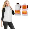 2022 Women Heating Vest Autumn and Winter Cotton Vest USB Infrared Electric Heating suit Flexible Thermal Winter Warm Jacket