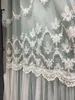 Kurtyna amerykański styl ogród księżniczka niebieska spódnica zintegrowane podwójne zasłony do salonu w sypialni francuski 230927