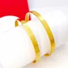 Geluk Klaver Ronde Gouden Armband nagelarmband Designer Armbanden voor Dames Mans Roestvrij Staal Legering Armband Pulsera Pulseras Vergulde Gouden Sieraden Geel Gouden