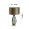 Bordslampor American Style LED Desk eller LAMP Modern Home Office Crystal Glass Reading Light E27