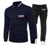 Men's Tracksuits 2023 Game Mass Effect N7 Spring And Autumn Custom Casual Windproof Resistant Sleeve Comfortable Outerwear