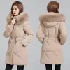 Women's Trench Coats Winter Fashion Cotton-padded Jacket Feminine Temperament Long High-end Trend Hooded Slim 2023 Ladies Loose Warm Coat