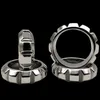 Men's metal penis exerciser, stainless steel chastity lock ring, penis charm ring, adult sex toy Cockrings