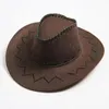 Bérets VACIGODEN Mode Rétro Western Cowboy Chapeau Hommes Femmes Voyage Casual Protection Solaire Prairie Équitation Seau Filles